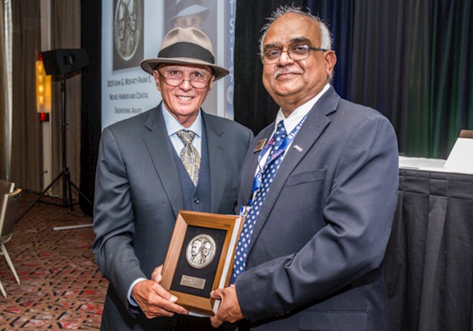 The 2019 John G. Moffatt - Frank E. Nichol Harbor and Coastal Engineering Award was presented to Bill Dutra, A.M.ASCE.