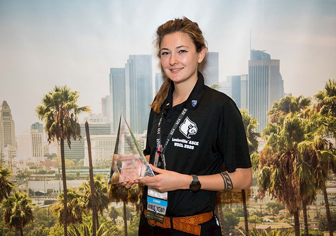 Sophie Lipomanis, S.M.ASCE, 2019 CI Outstanding Student Award Winner