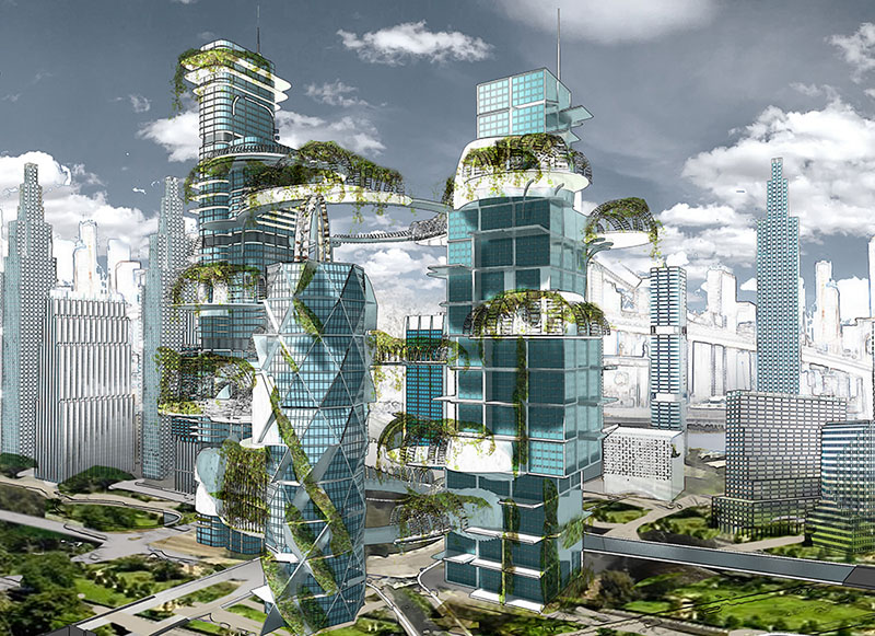 ASCE's Future World Vision - Mega City 2070: The historical core