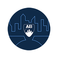 AEI Bridge the Gap logo