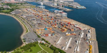 Paul W. Conley Container Terminal Aerial View