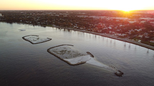 Taylor Island at sunset