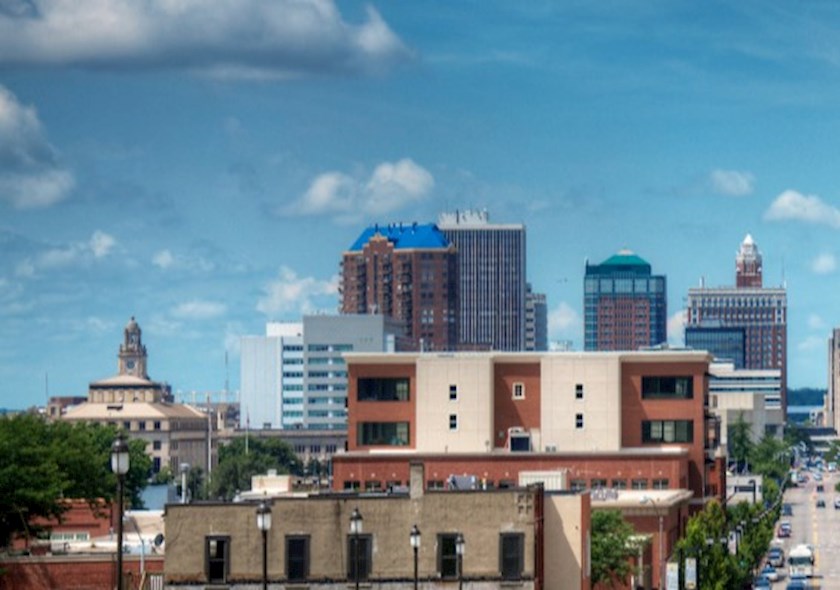 Image of Downtown Denver Skyline in Historic East Village