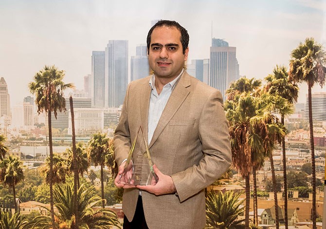 Reza Akhavian, Ph.D., A.M.ASCE, 2019 CI Outstanding Young Professional Award Winner