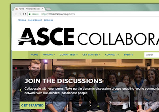 ASCE Collaborate Screenshot