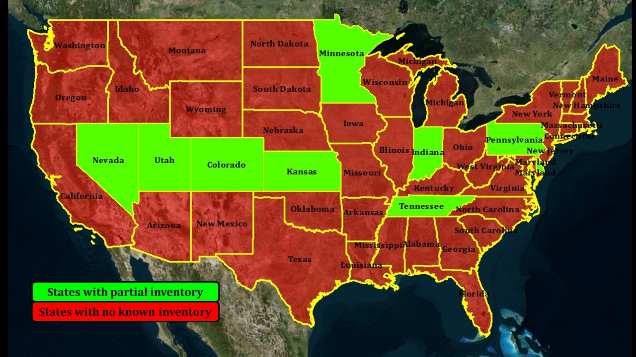 Low head dam Status Map