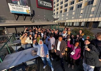 Cheers to Sunset with drinks and the EWRI GSTC  Social at The Broken Blender