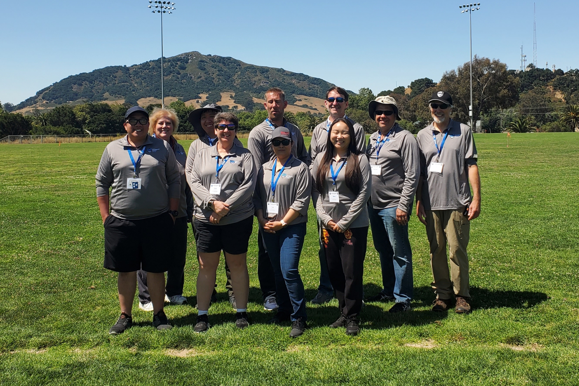 Judges and members of the UESI Surveying and Geomatics Division.
