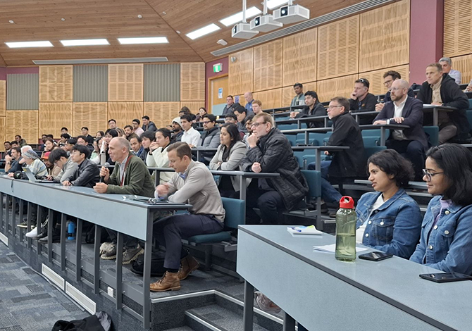 A group of 170 attendees, including students, practicing engineers, and academics, participated in the Engineering Intelligence Colloquium.