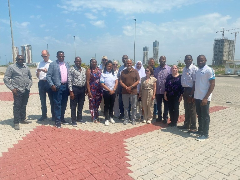 Site visit to Eko Atlantic, Lagos Group Photo