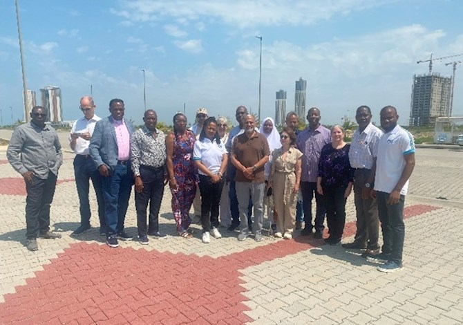 Site visit to Eko Atlantic, Lagos Group Photo