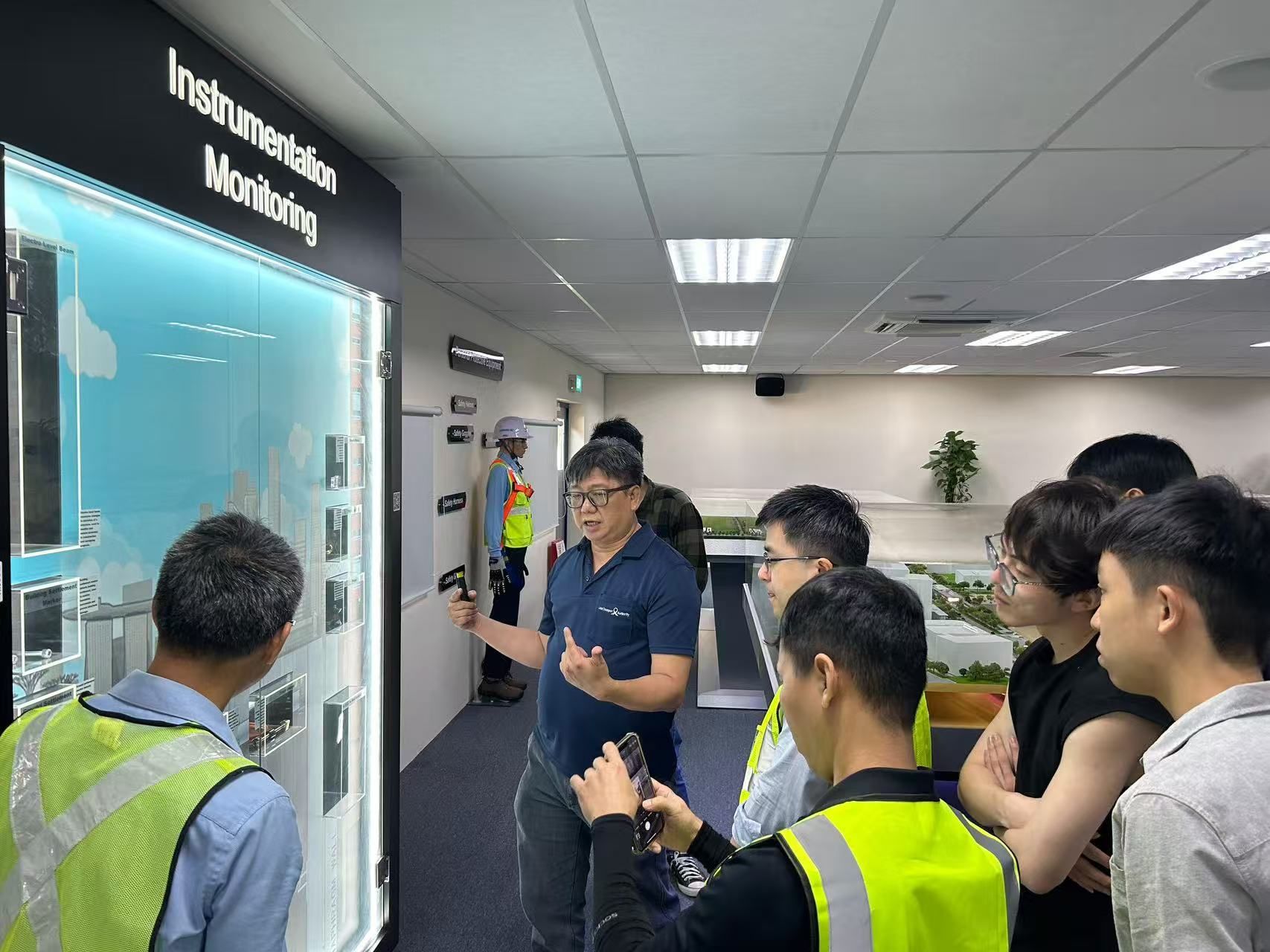 Showing group monitoring and instrumentation plan