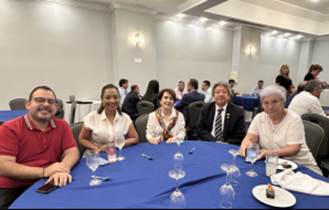 Representatives from Panama, Honduras, and Colombia to UPADI conversing with R10 Governor Olga Marin