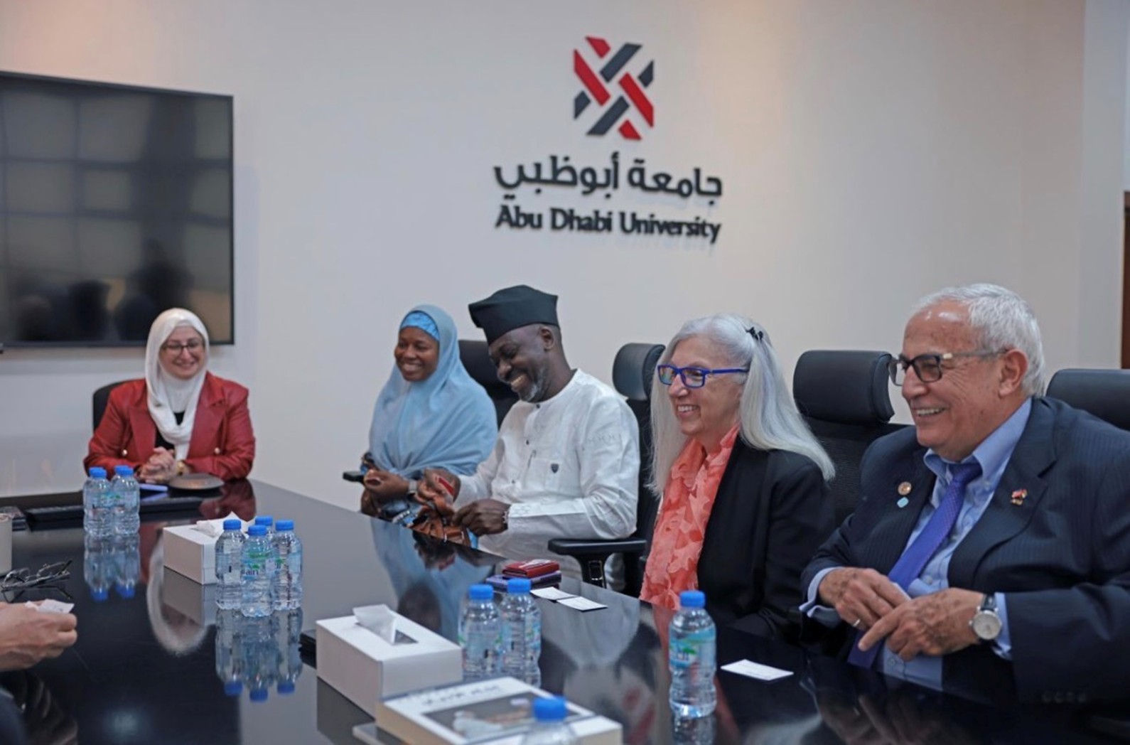 President Marsha, Past R10 Direct Elias, R10 Governor Rashed & spouse Saffiyah, and host and UAE Section President Reem. 