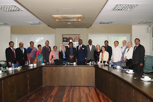 Presidential meeting with IESL leadership in Sri Lanka. 