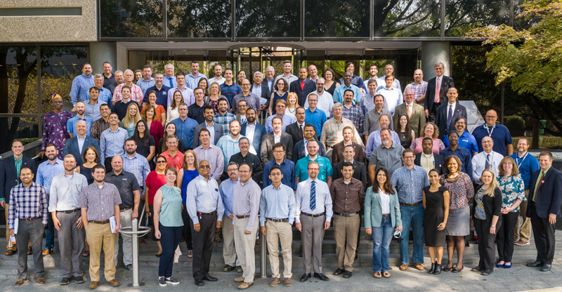 Group photo outside ASCE headquarters in Reston, Virginia.