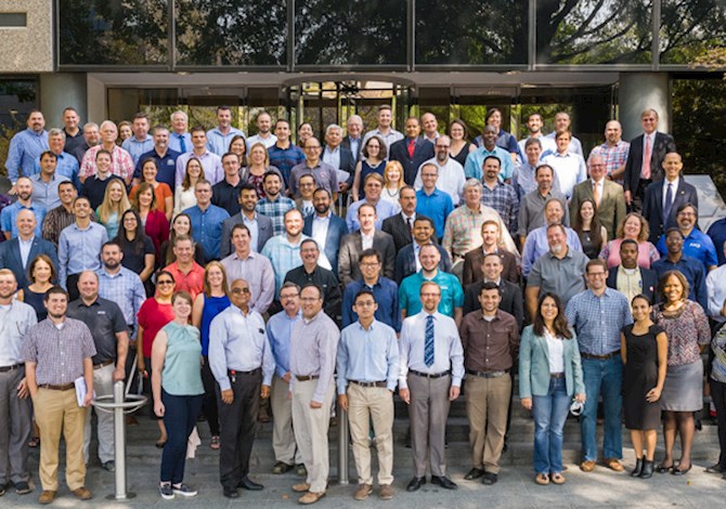 Group photo outside ASCE headquarters in Reston, Virginia.