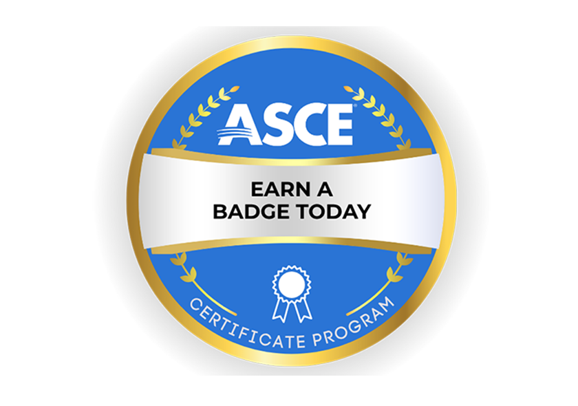 ASCE Earn a badge today