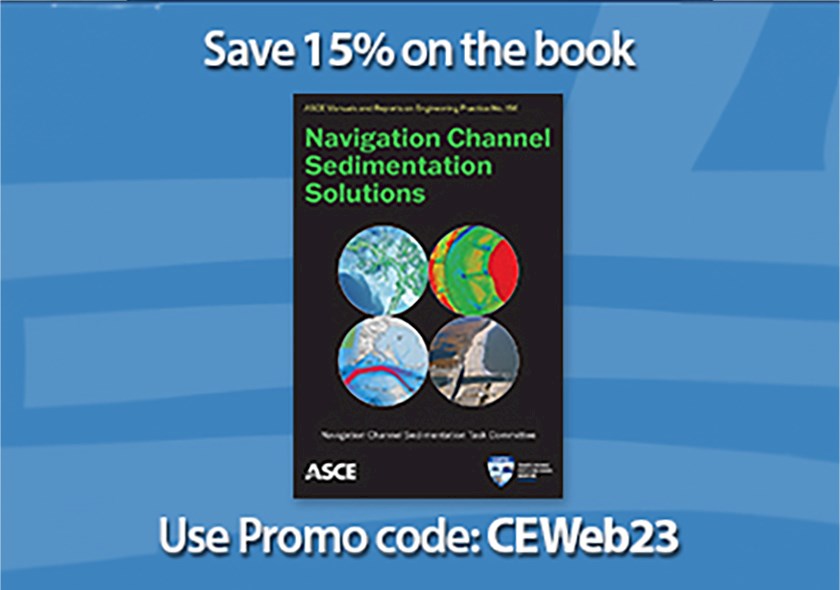 Save 15% on the book, Navigation Channel Sedimentation Solutions