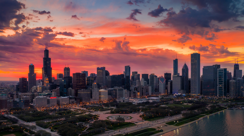 Chicago city view