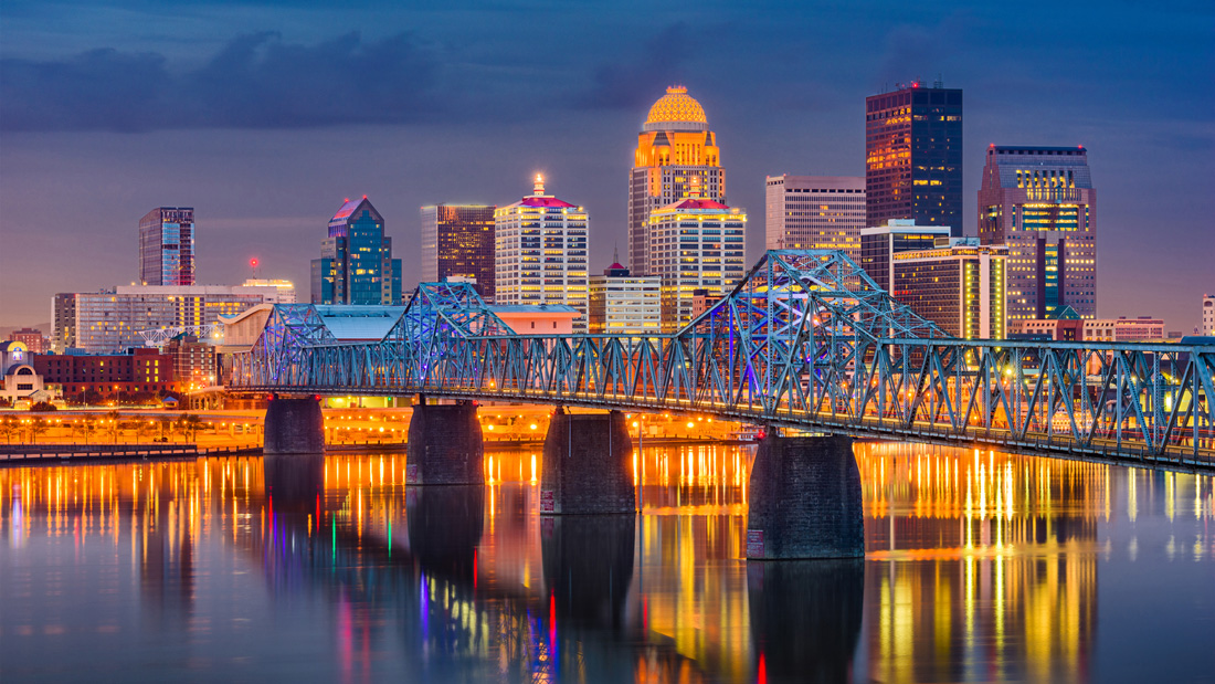 Cityscape of Louisville, Kentucky for the Geotechnical Frontiers 2025 Conference