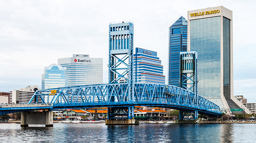 Jacksonville Florida city view