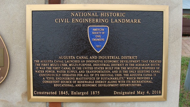 AugustaCanalPlaque