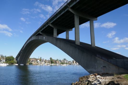 Gladesville Bridge underneath view