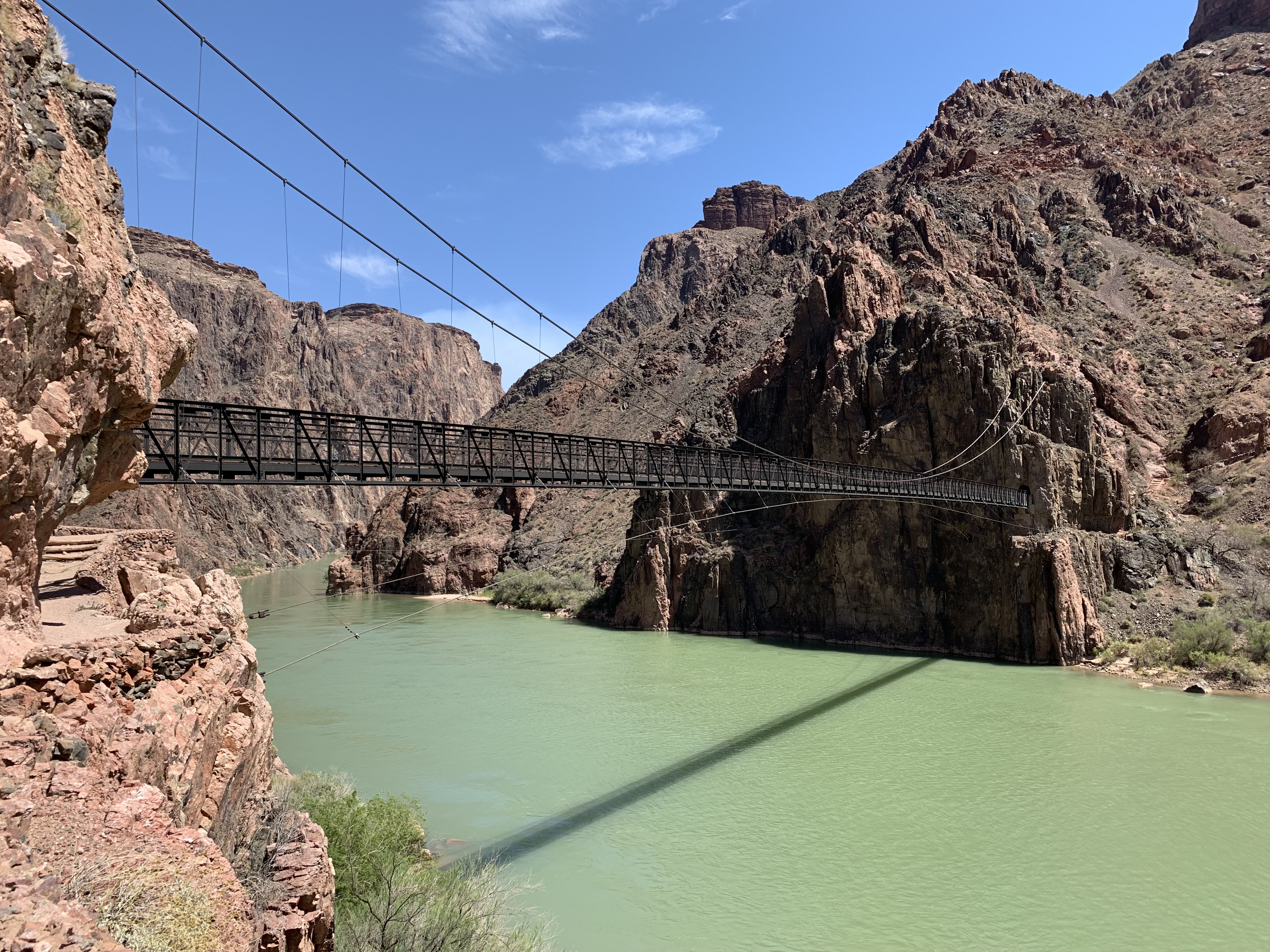 Image of Kaibab trail suspension bridge