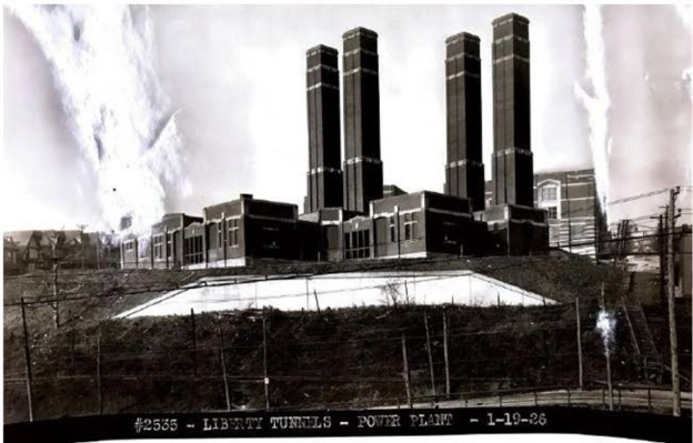 1926 Photo of Liberty Tunnels Ventilation System