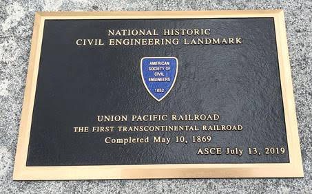 Union Pacific Railroad Plaque