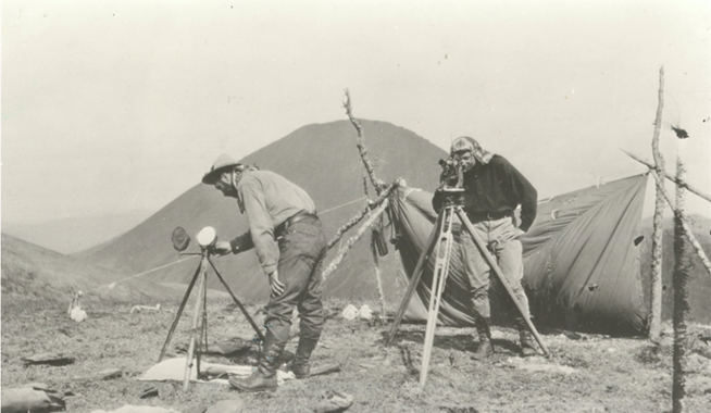historical photos of surveyors