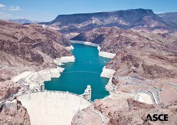 Dam Wallpaper Hoover Dam on Arizona and Nevada border