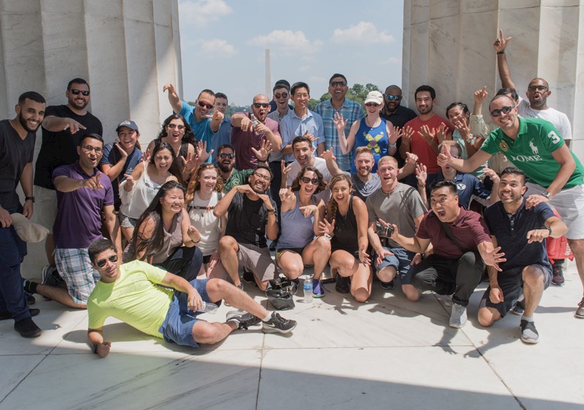 Group of ASCE Younger Members at the Younger Member Leadership Symposium in Washington, DC.