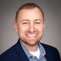 man smiling at camera