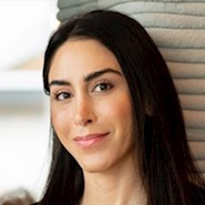 woman smiles at camera