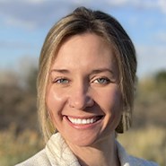 Woman smiles at the camera
