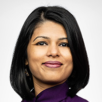 woman in black shirt