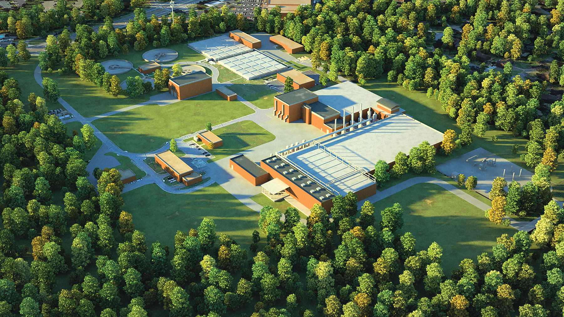 reclamation facility rendering