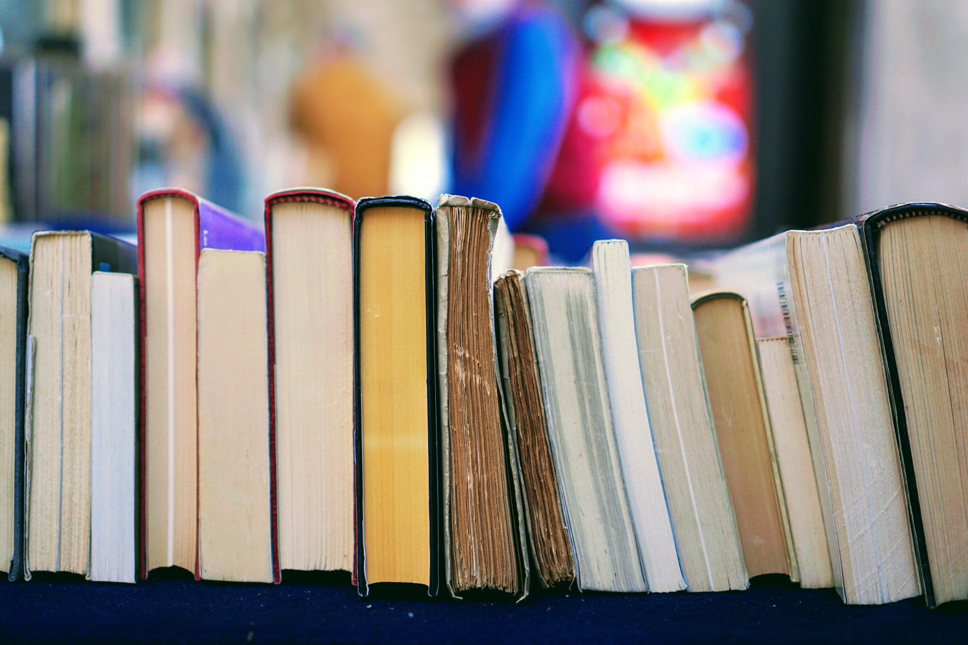 image of bookshelf full of books