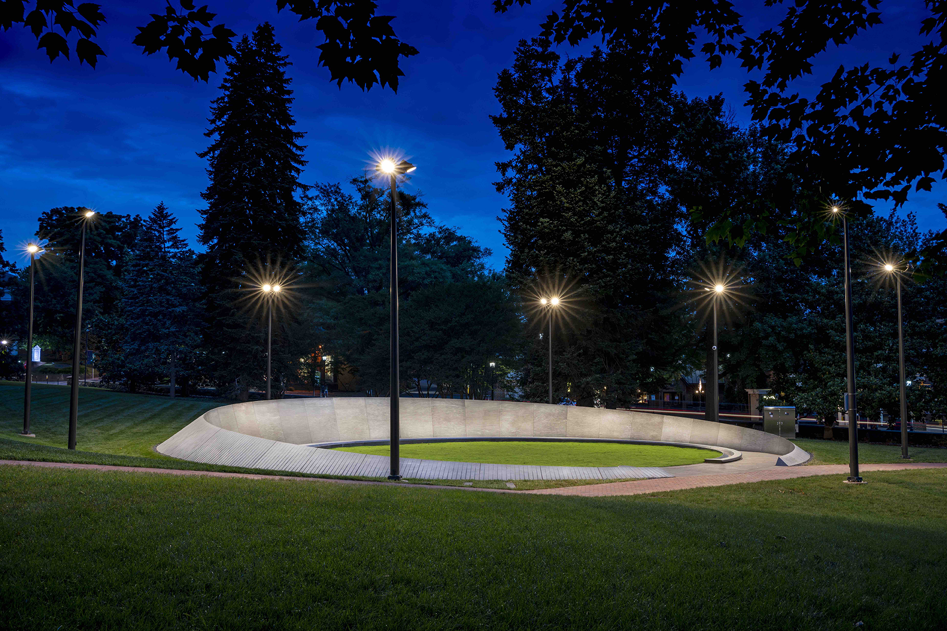 image of monument at night