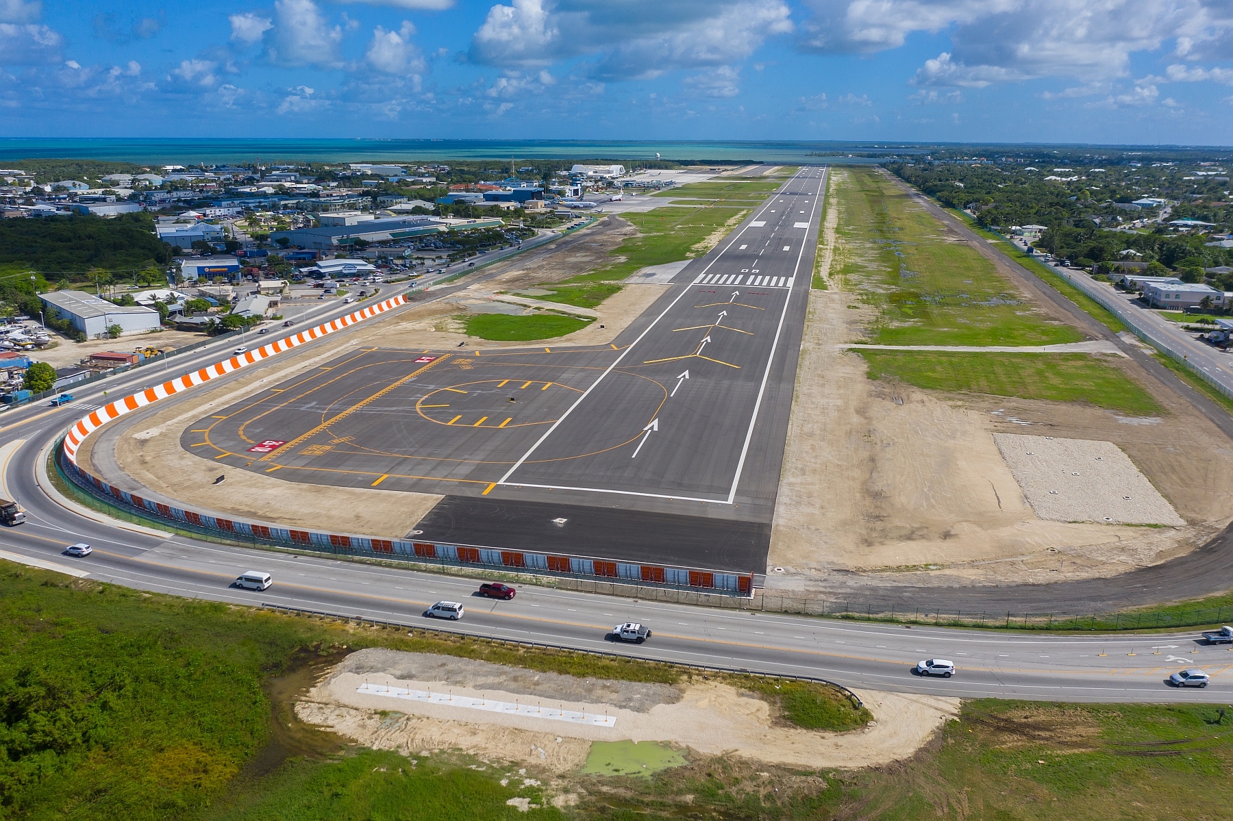 runway  at Owen Roberts International Airport on Grand CAyman, the Cayman Islands