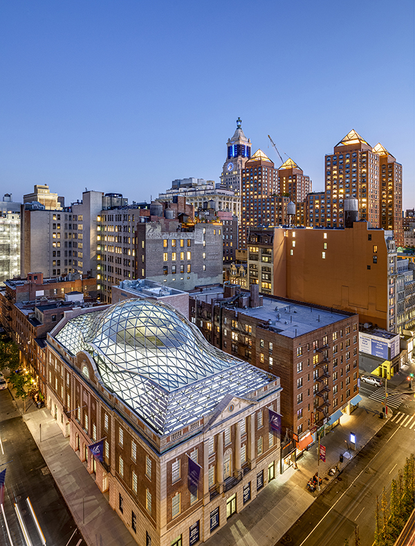 building with a roof shaped like the shell of a turtle