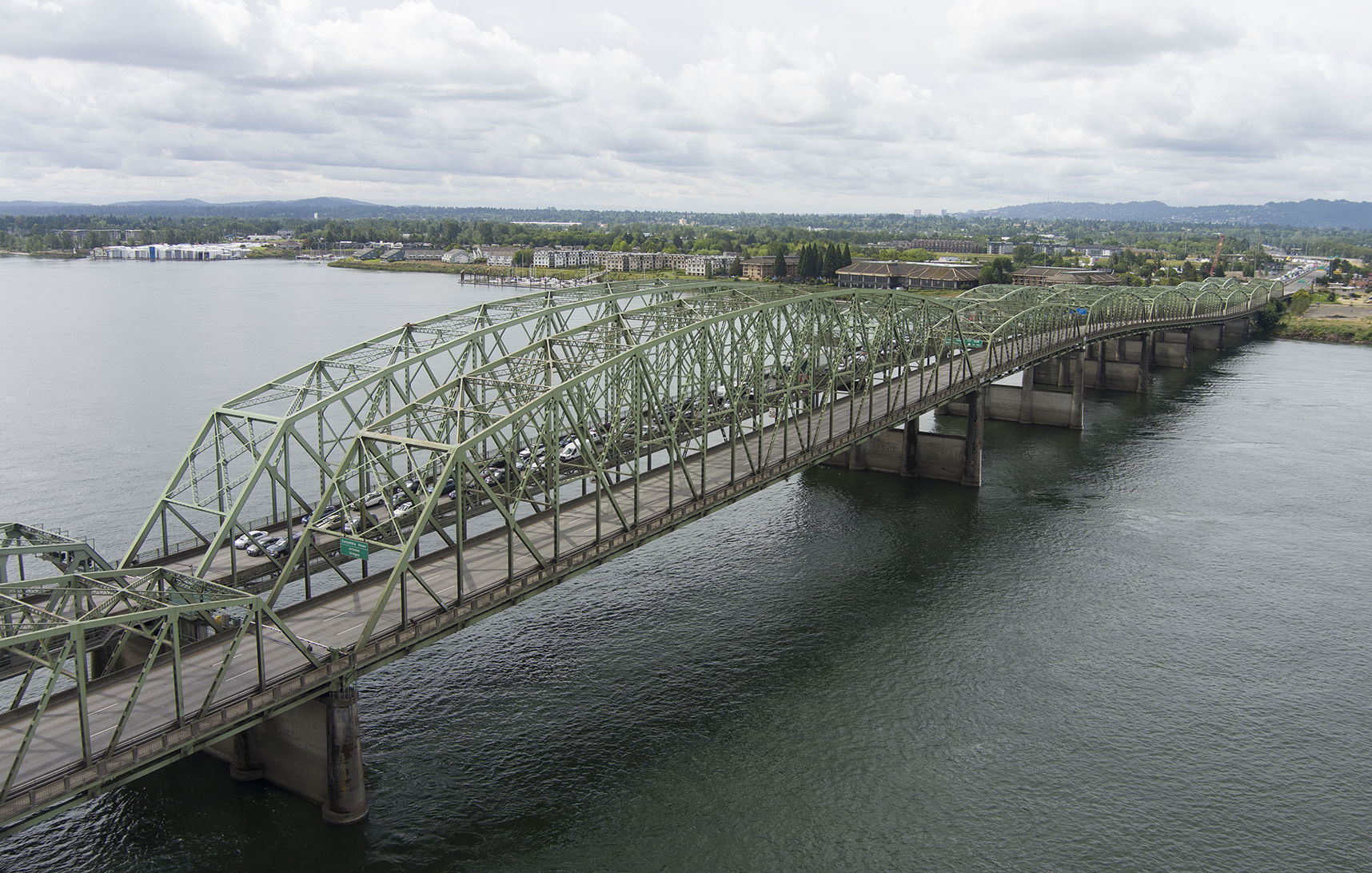 looking at dual crossings over the water