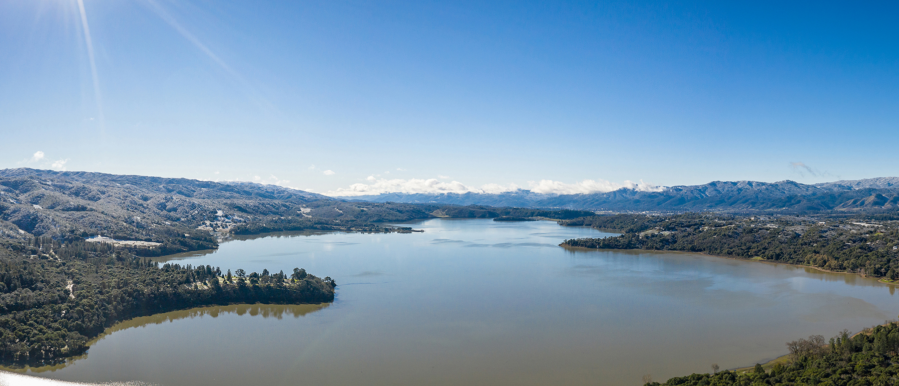 AERIAL OF LAKE