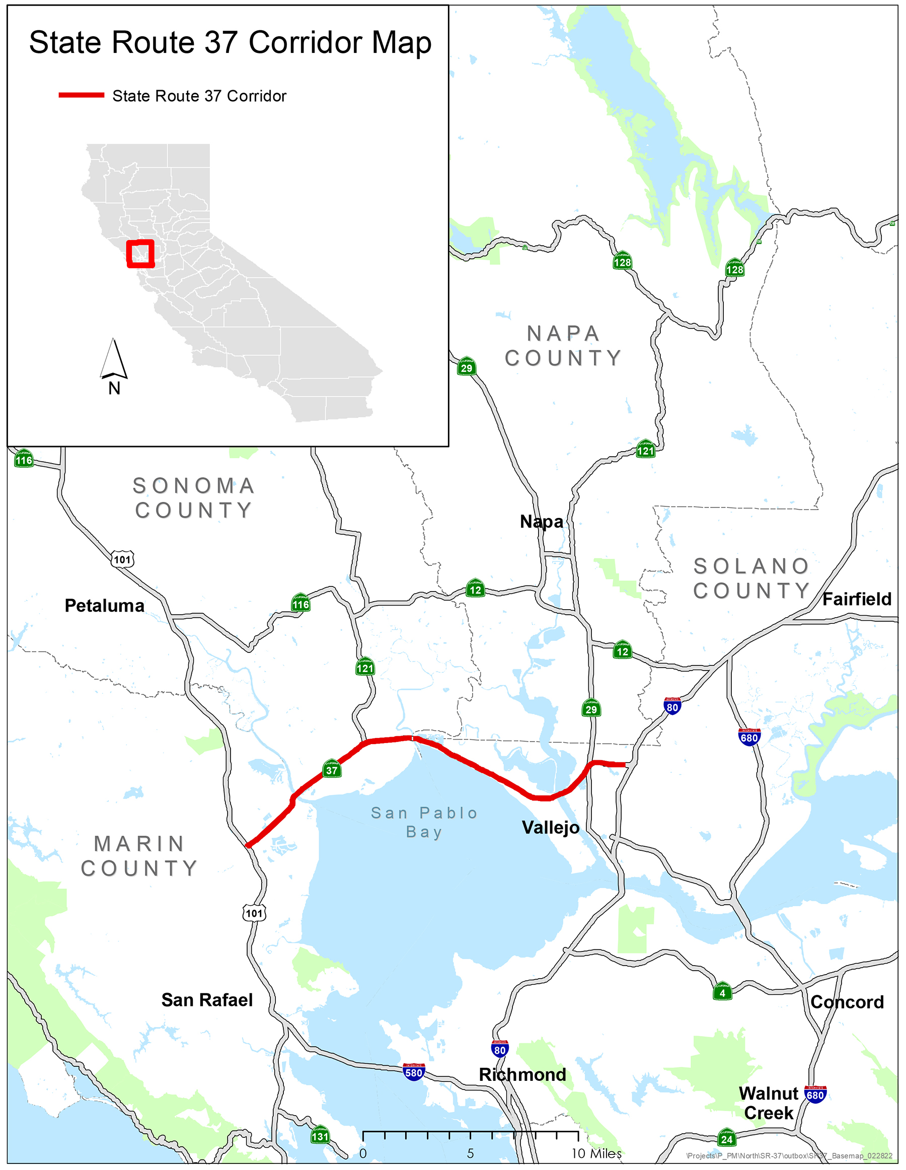 MAP OF SAN FRANCISCO BAY AREA