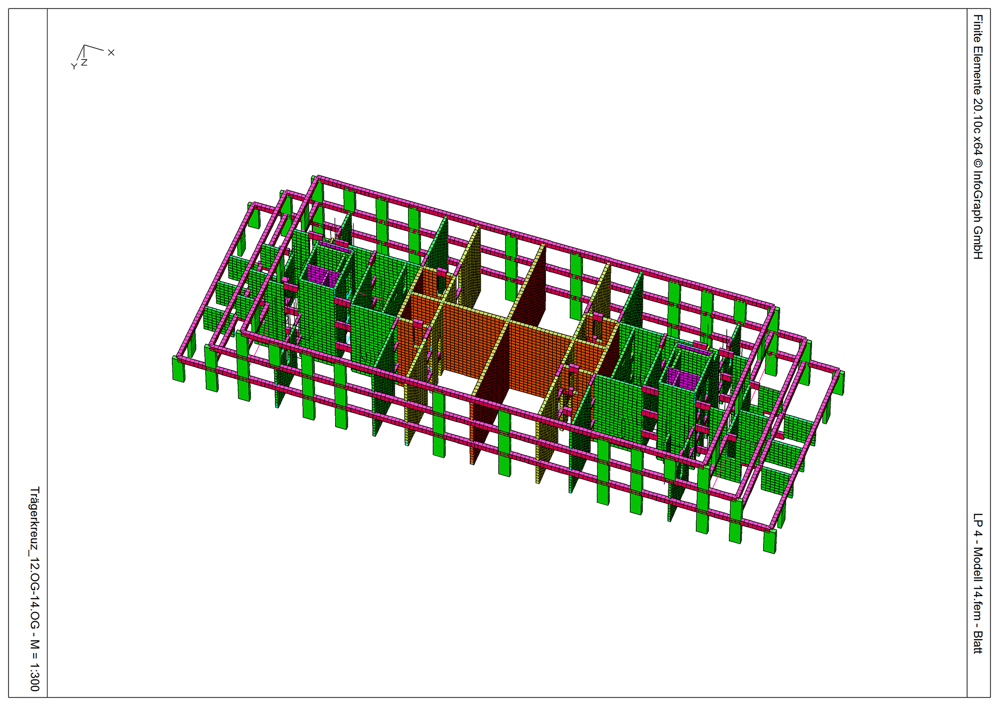 ISOMETRIC VIEW OF TOP OF BUILDING