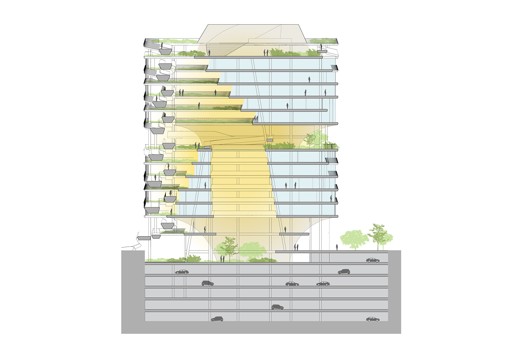 cross section of buliding