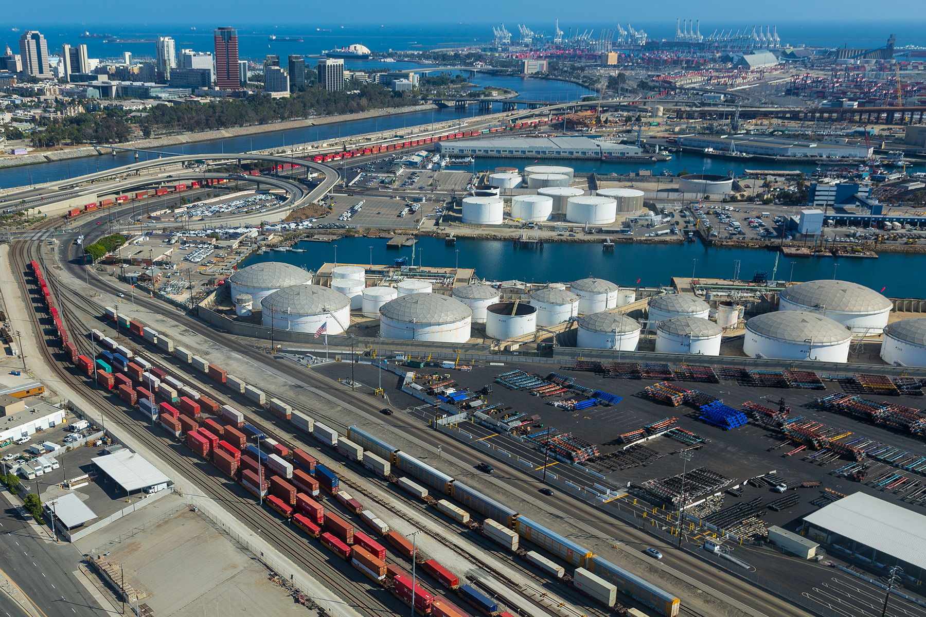 AERIAL OF PORT