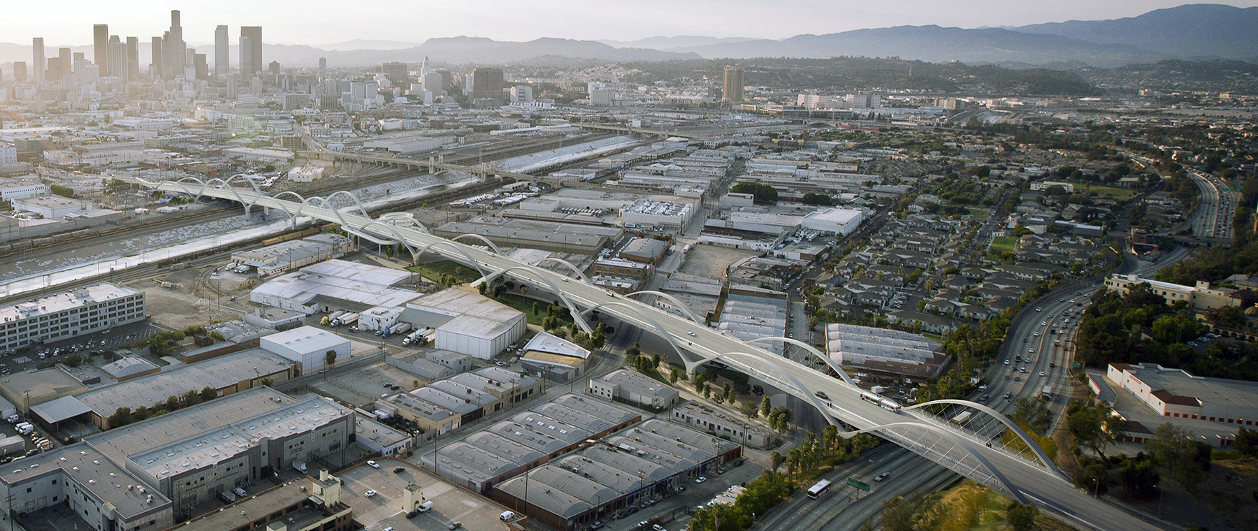 AERIAL OF NEW BRIDGE